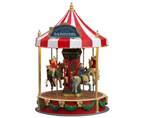 LEMAX CHRISTMAS CHEER CAROUSEL, B/O (4.5V) #14821